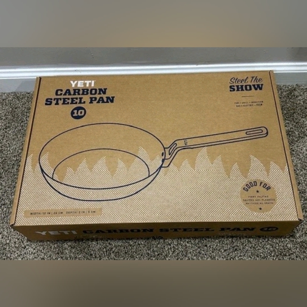 Yeti Limited Edition Carbon Steel 10" Pan New